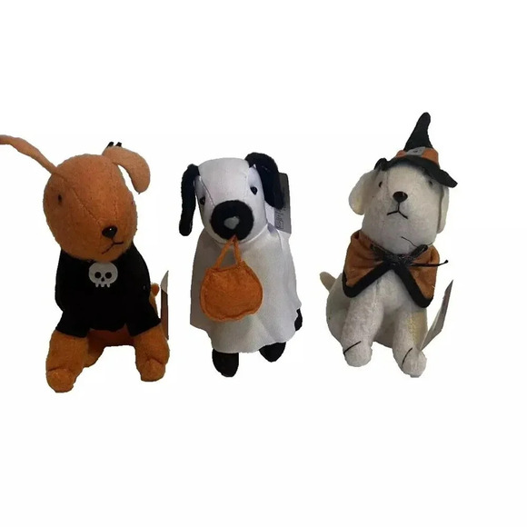 NEW Set of 3 Target Bullseye 6" Halloween 2024 Dog Costume Plush - Picture 1 of 5